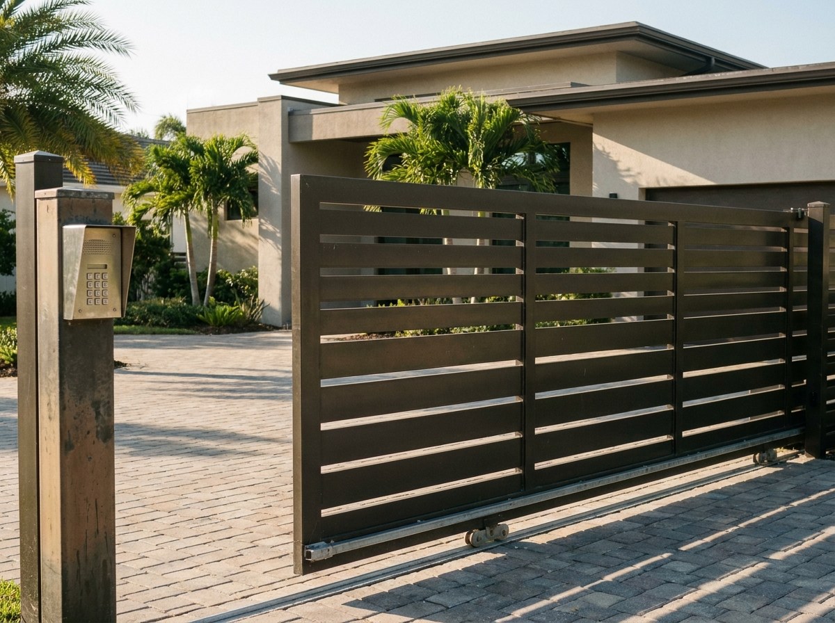 Gate installation in Sunrise, FL