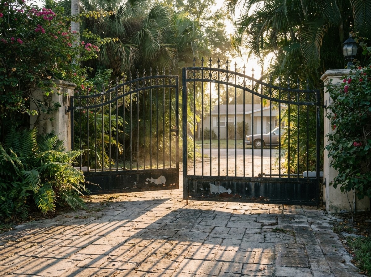 Automatic gate installation